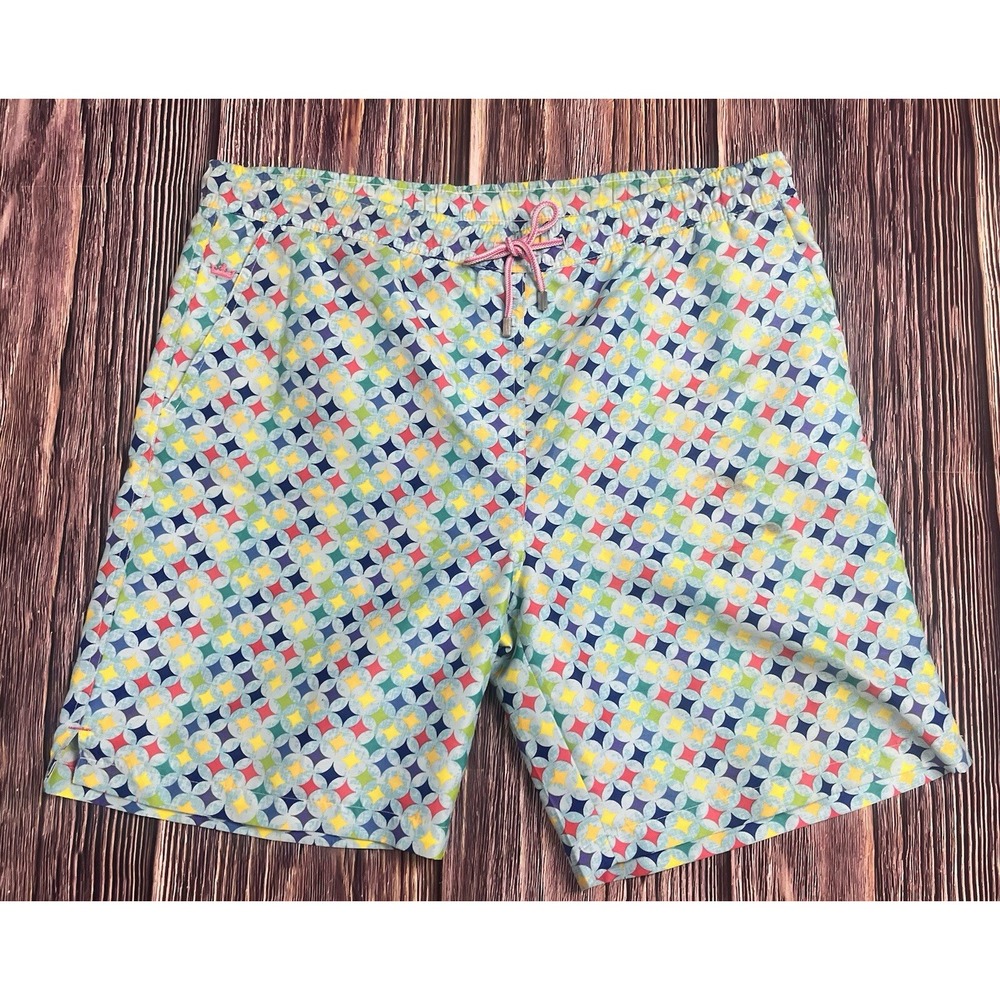 Peter Millar Seaside Swim Trunks Men's Size Medium Beach Pool Shorts